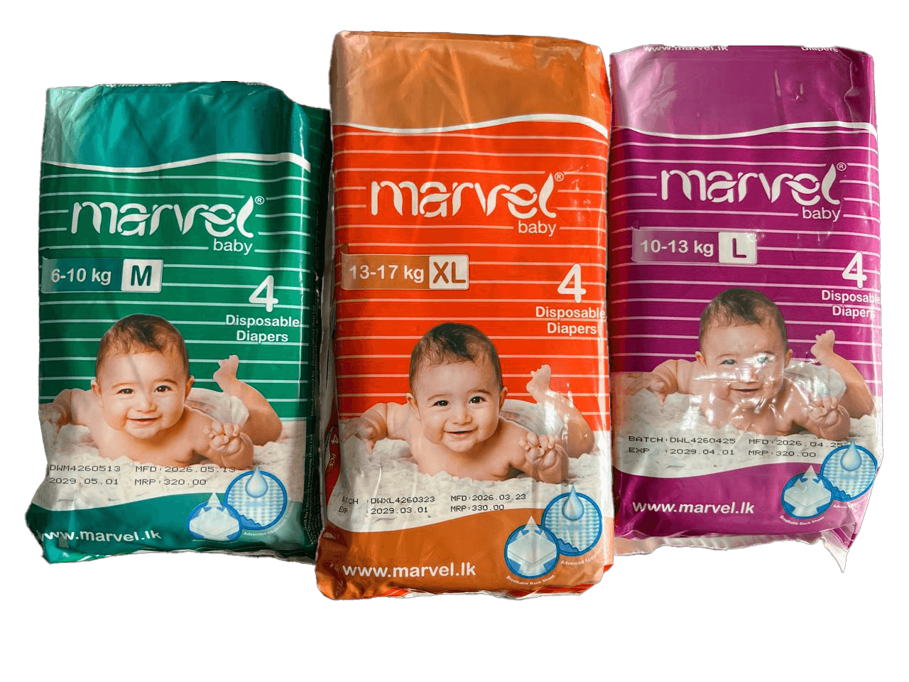 Marvel range of products comprise of Adult Diapers, Adult Pull-ups, Underpads, Baby Diapers, Baby Pull-ups, Baby Wet Wipes, Sanitary Napkins, Panty Liners